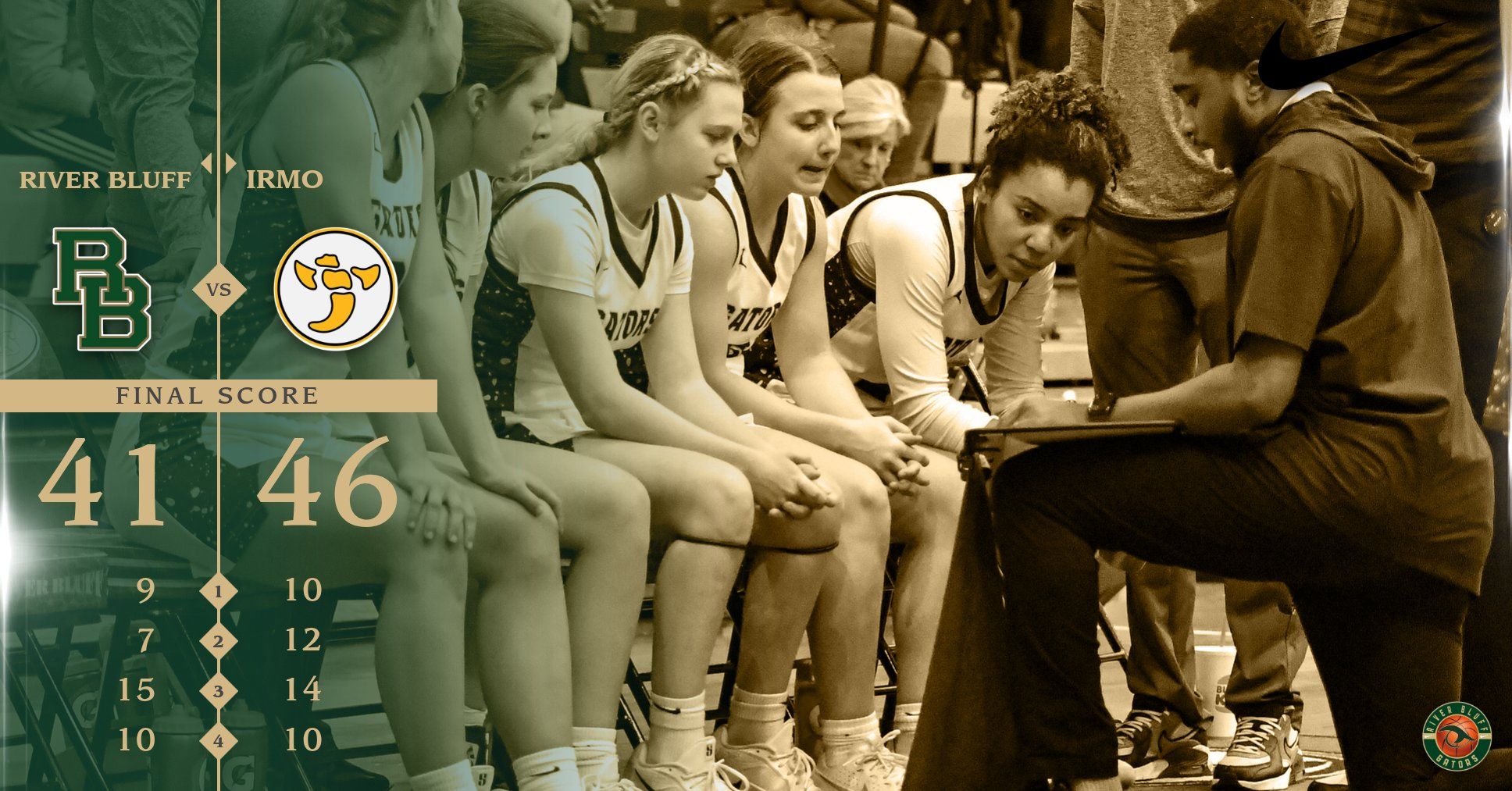 WBB Score Vs Irmo